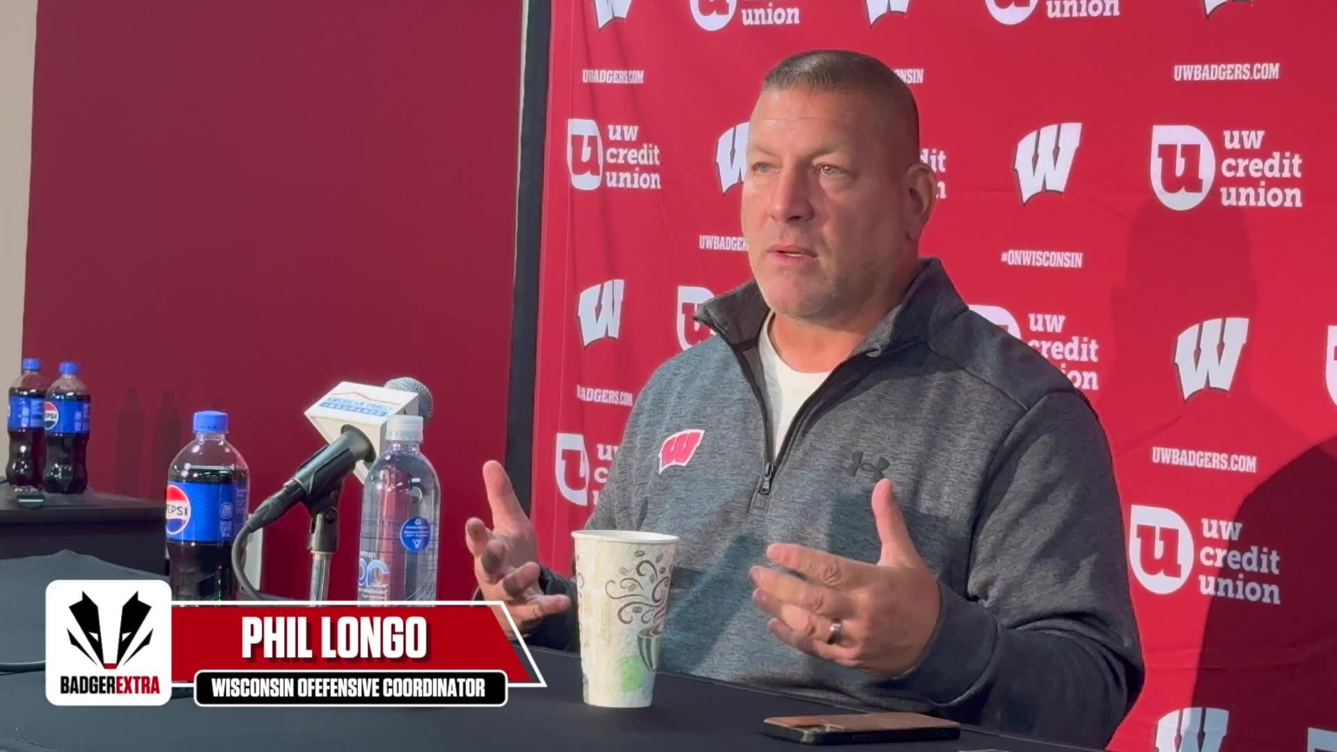 Wisconsin football's offensive coordinator explains why quarterback is a 'very volatile room'